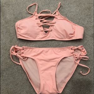 Orange Strappy Bikini